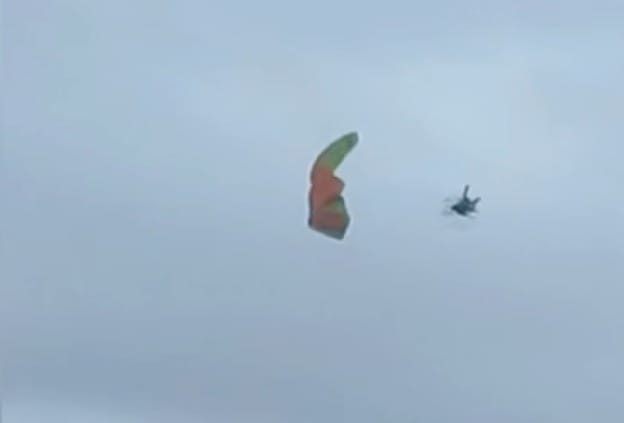 Brazilian paraglider falls to death 

