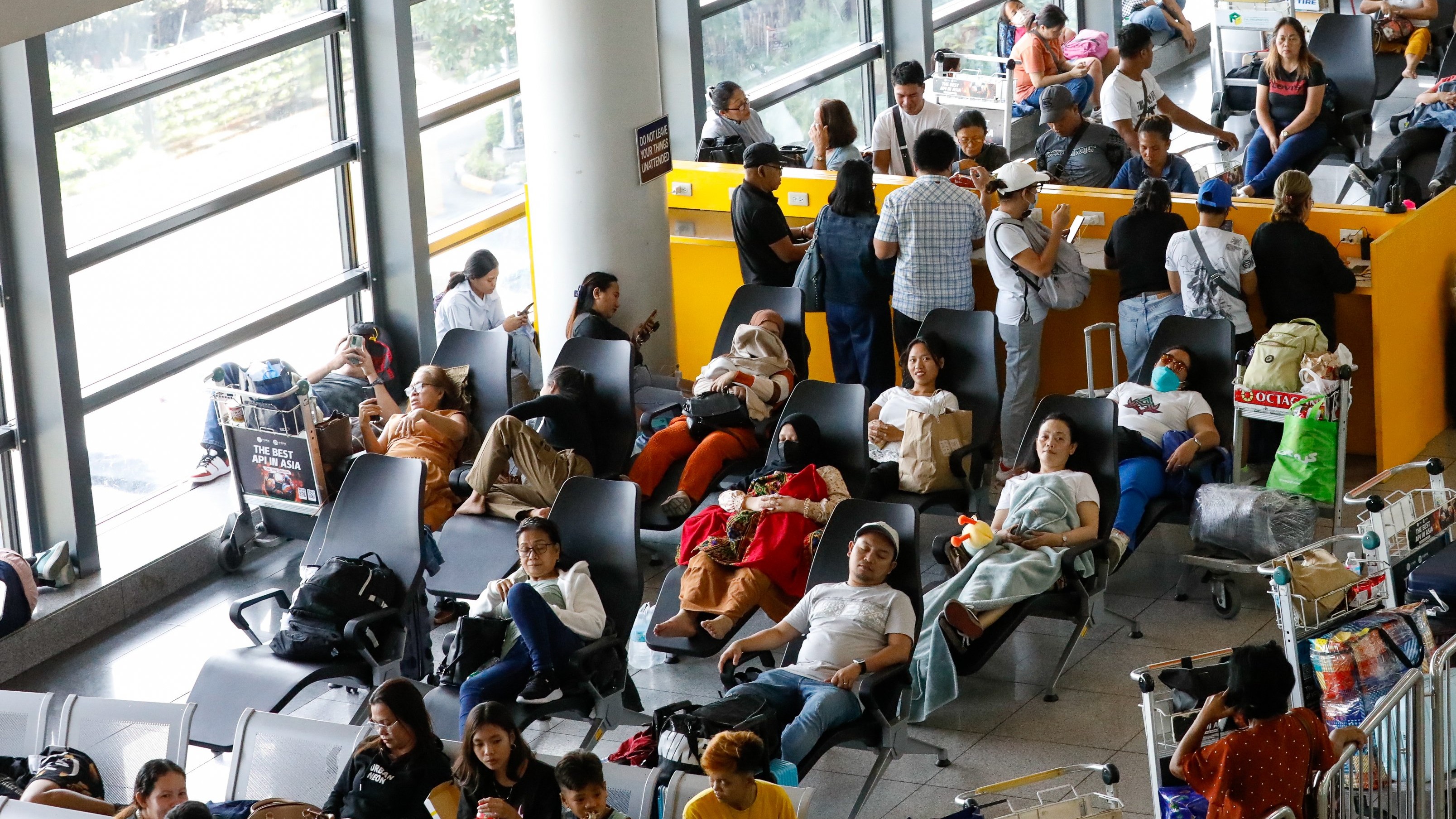 30 domestic flights canceled due to 'Carina'