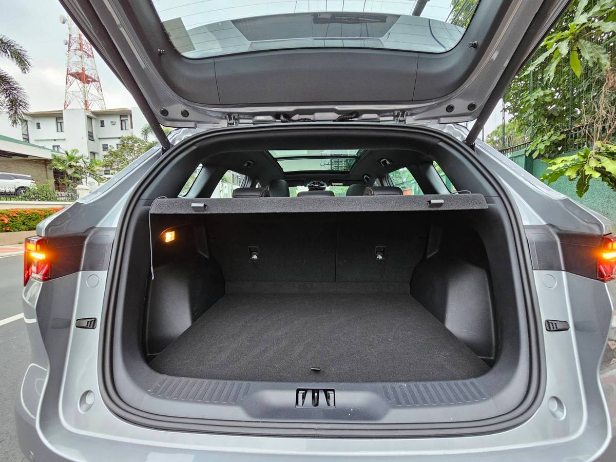 SPACIOUS trunk.