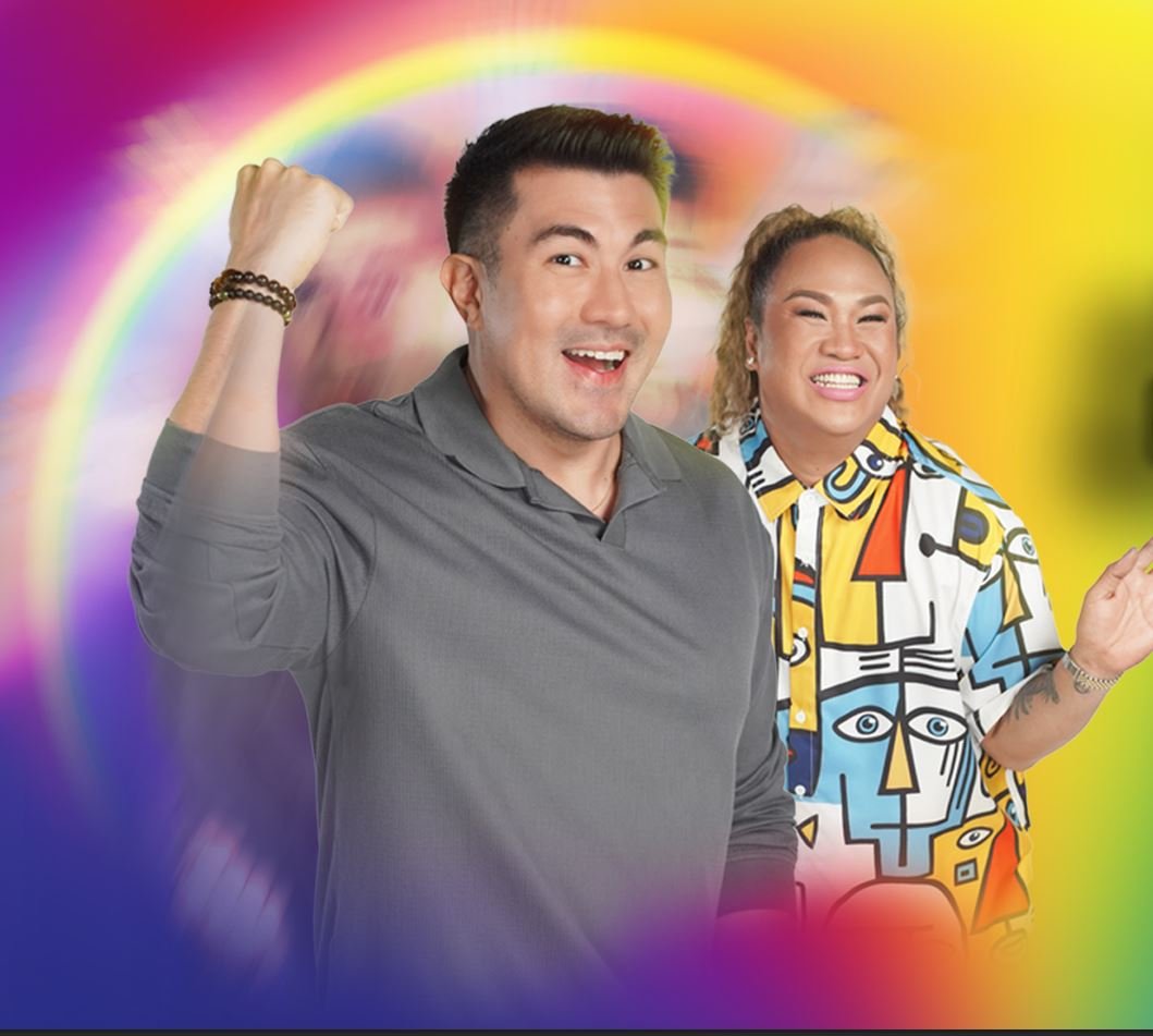 ‘RAINBOW Rumble’ hosts Luis Manzano and Negi.