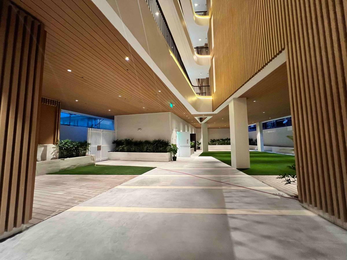 SPACIOUS entrance hall.