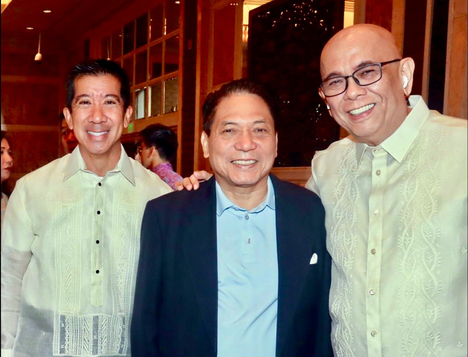 Robbie Leviste, Robert Yupangco and Bobby Alvarez.