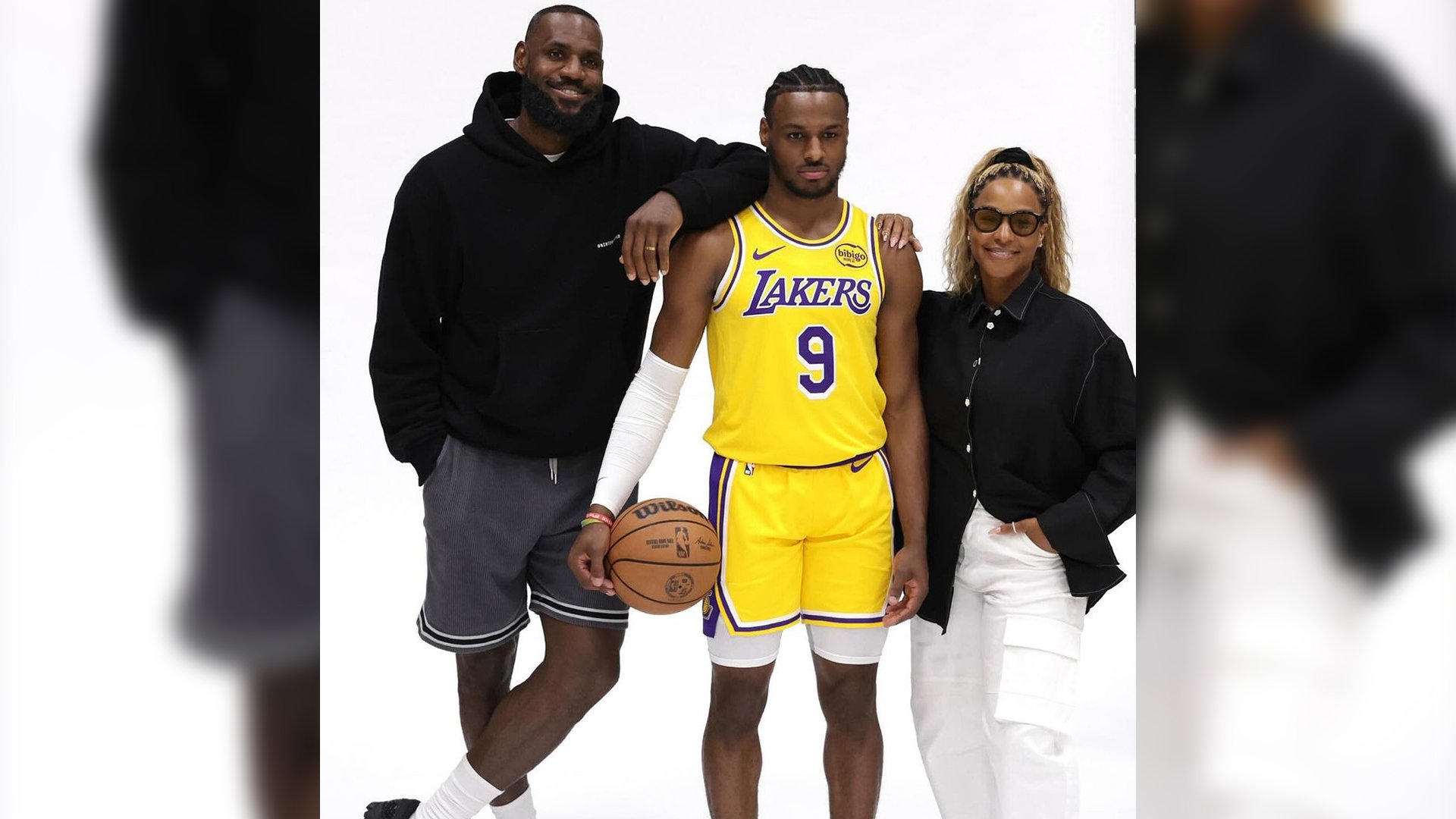 ROYAL FAMILY: Bronny embraces high expectations