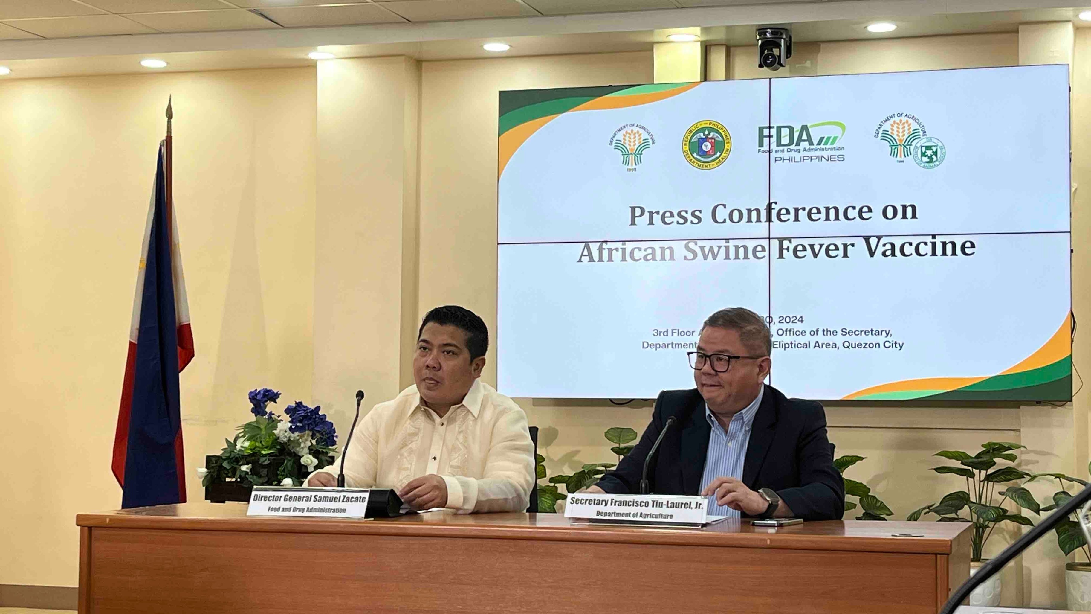 FDA approves first ASF vaccine in Phl