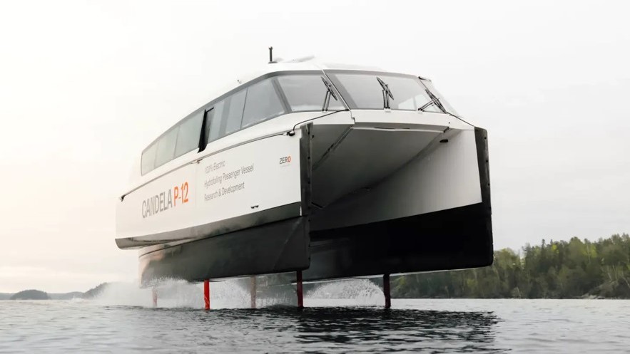 Stockholm tests electric ‘flying’ ferry