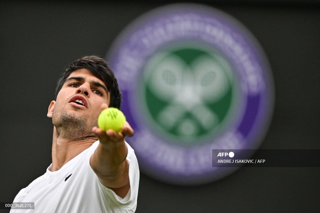 CARLOS Alcaraz’s quest for Wimbledon glory continues following a 7-6 (7/5), 6-2, 6-2 win over Aleksandar Vukic in the second round of the men’s singles event.