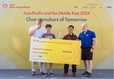 Mapua students shine in Shell Eco-marathon