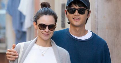 Song Joong-ki and Katy Louise Saunders