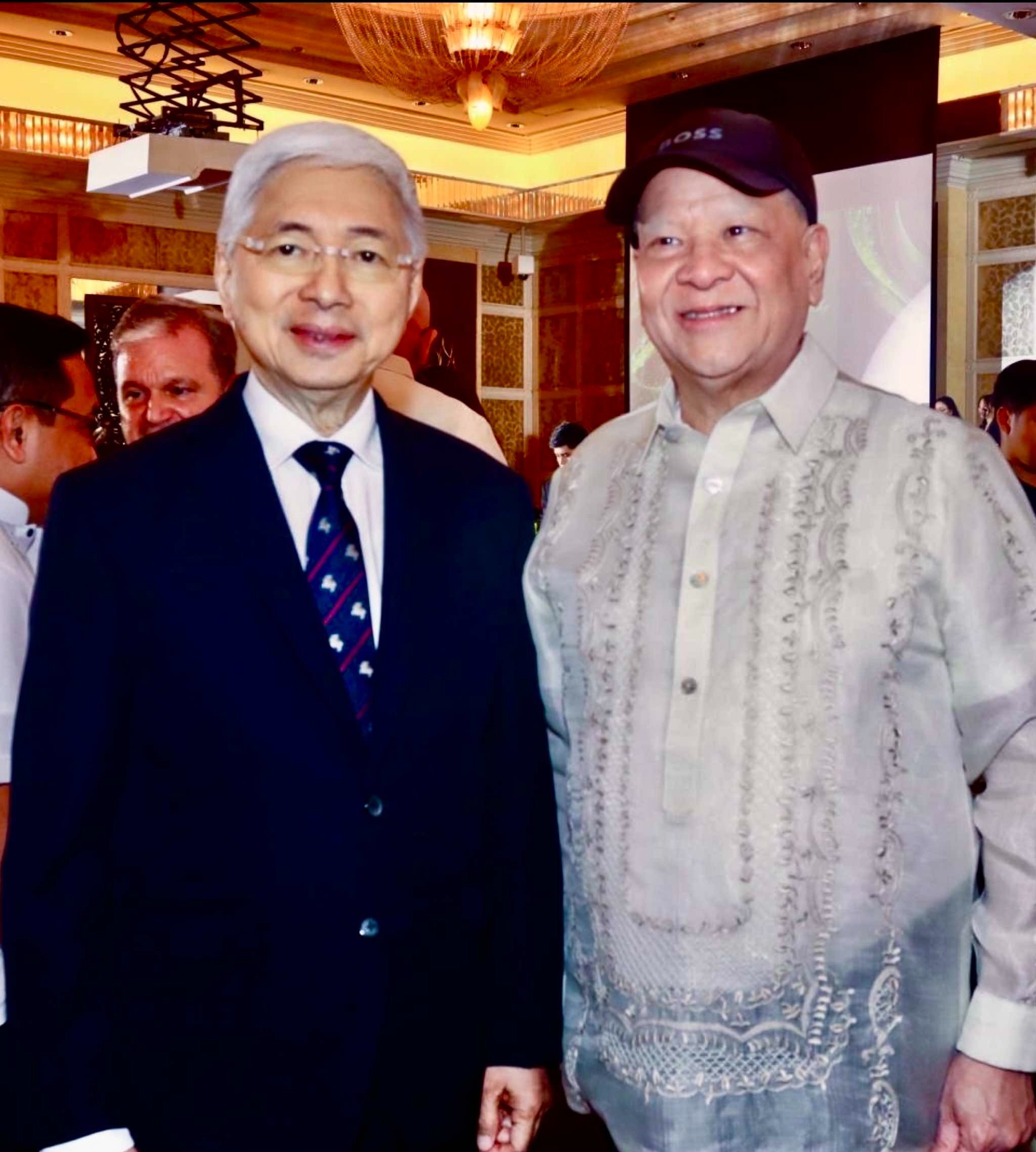 Department of Trade Secretary, Fred Pascual and Ramon Ang.