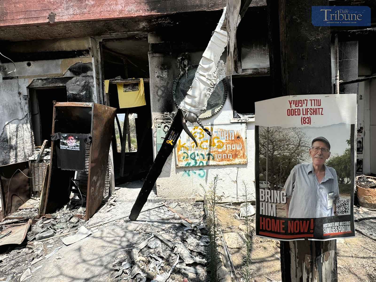 SHATTERED COMMUNITY NEAR GAZA