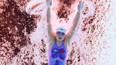 Chinese swimmers in murky waters
