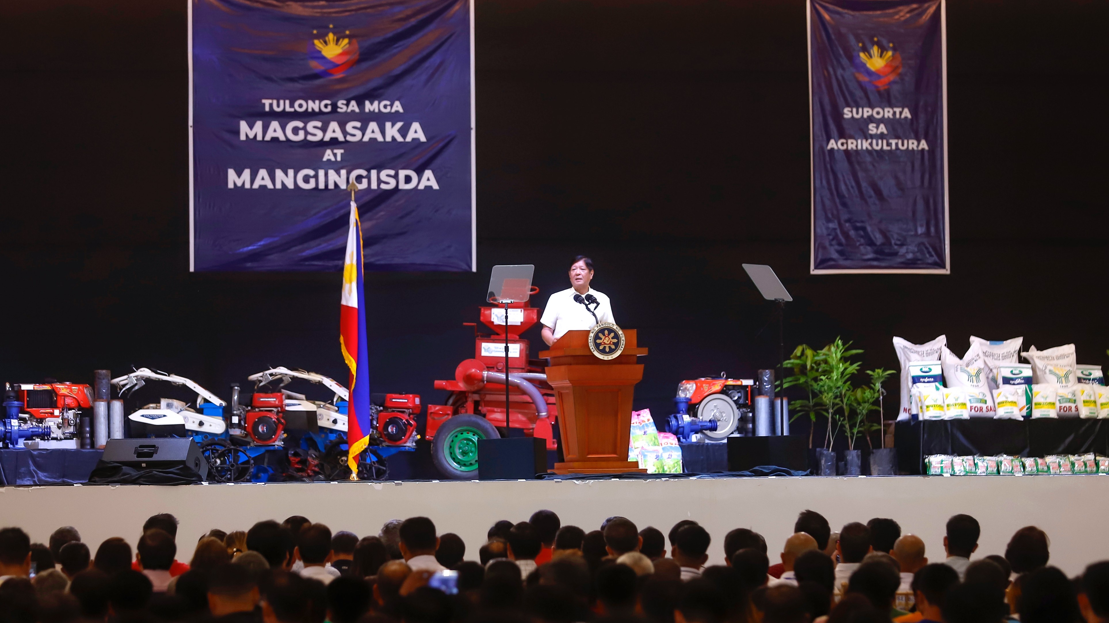 P180-M relief supplies pre-positioned for Region 3 for rainy season