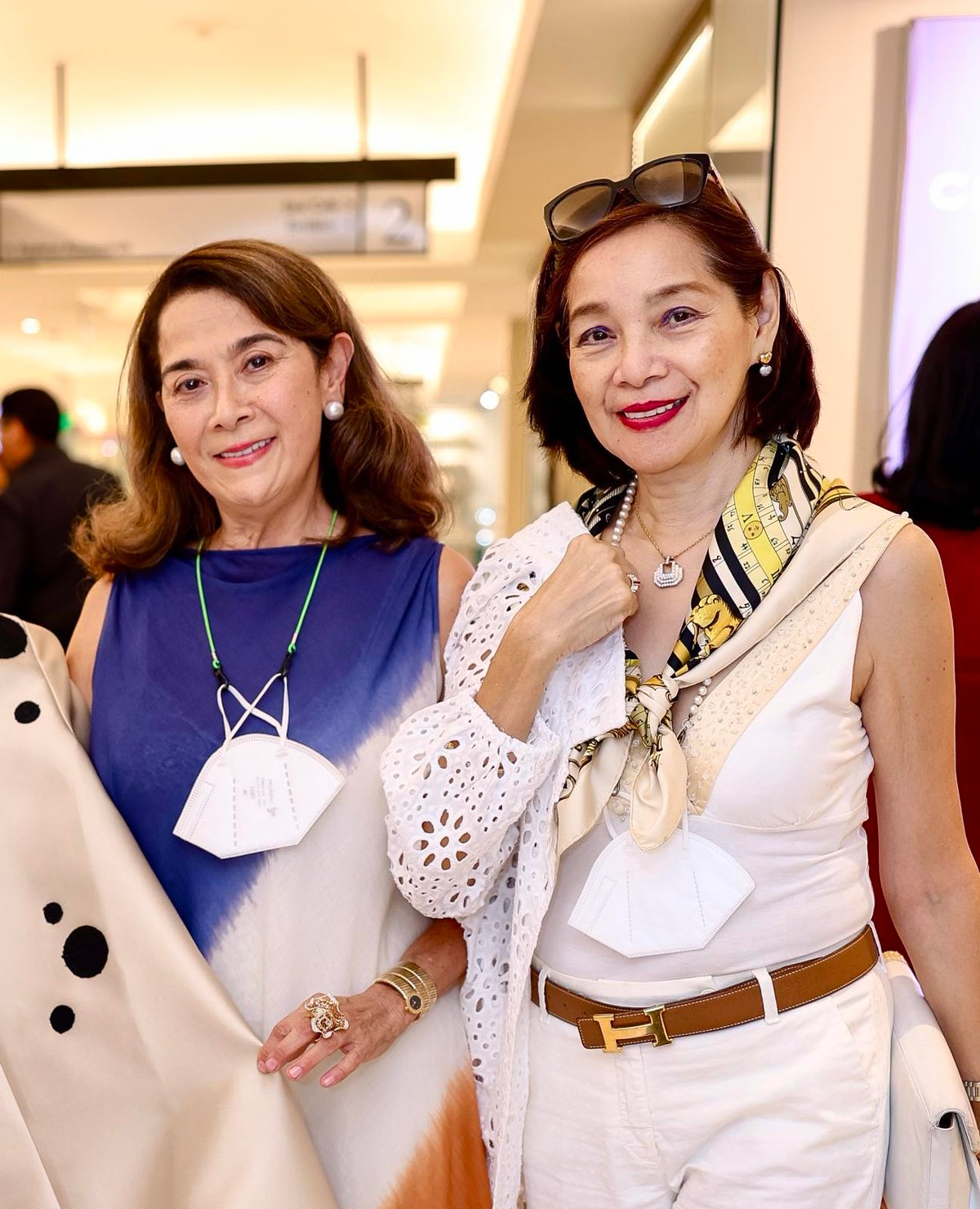 Marivic Vasquez and Mav Rufino.
