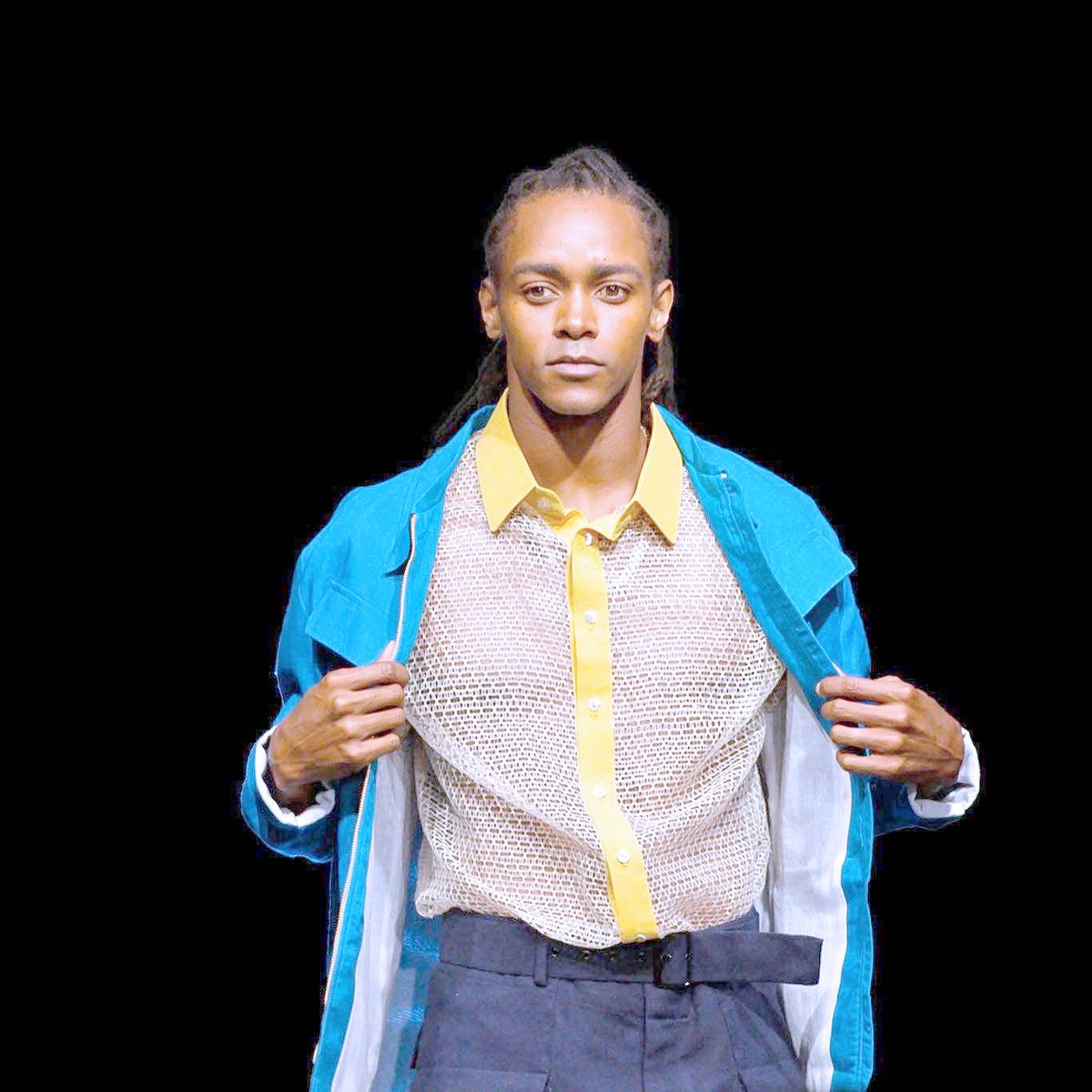 light silhouettes and vibrant color-blocking styles.