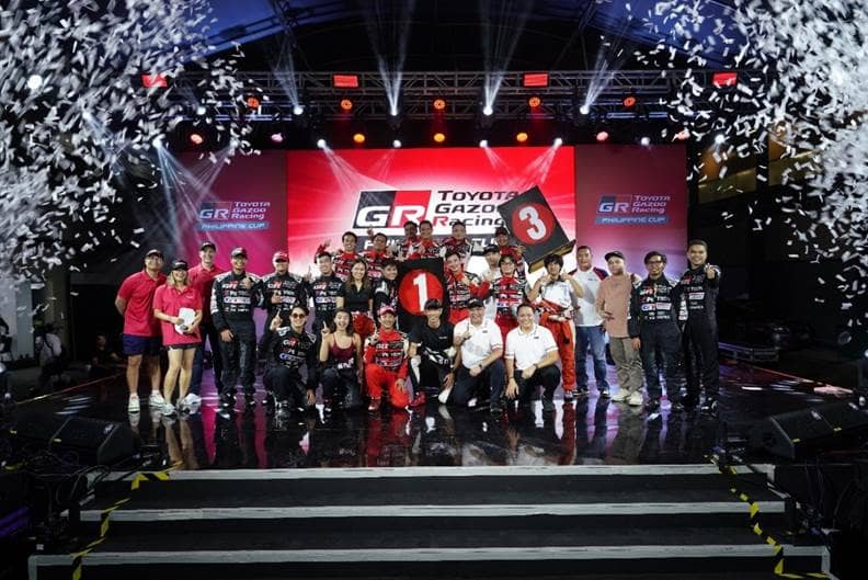 RACE winners during the first race weekend of the TGR Philippine Cup.