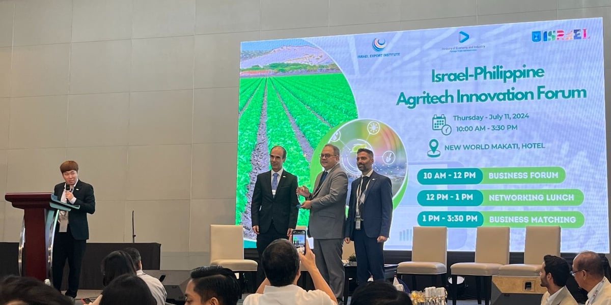Fluss: Agri sector is Israel’s top priority in Phl