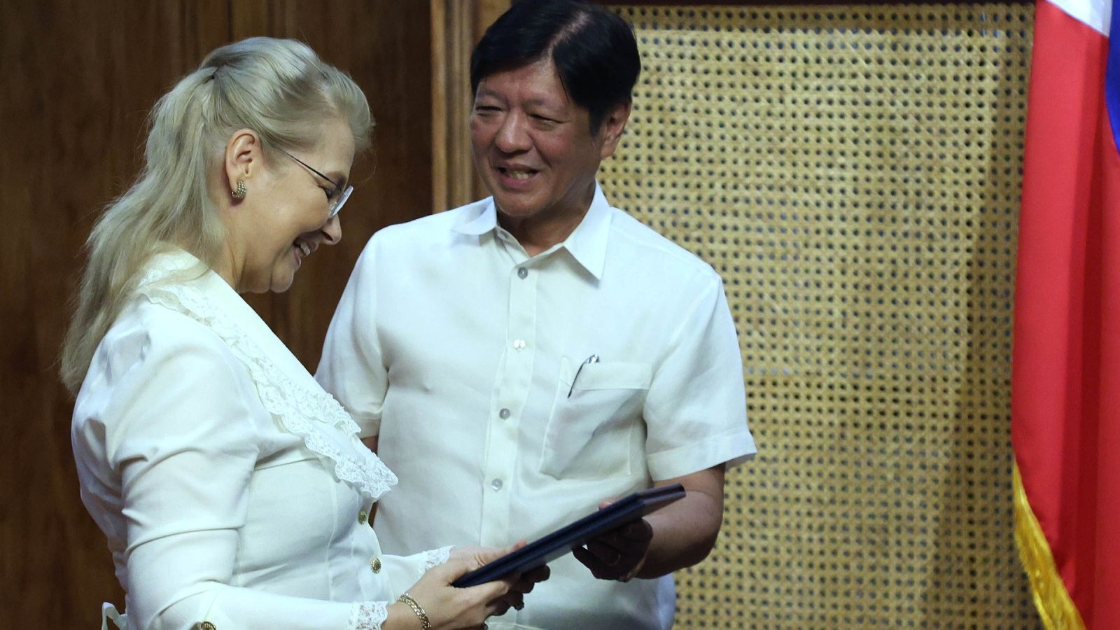 President Ferdinand Marcos Jr. meets with Her Excellency  Annika Thunborg, Ambassador of Sweden to the Philippines, during a farewell call at the Malacanang Palace on Tuesday, 6 August 2024.