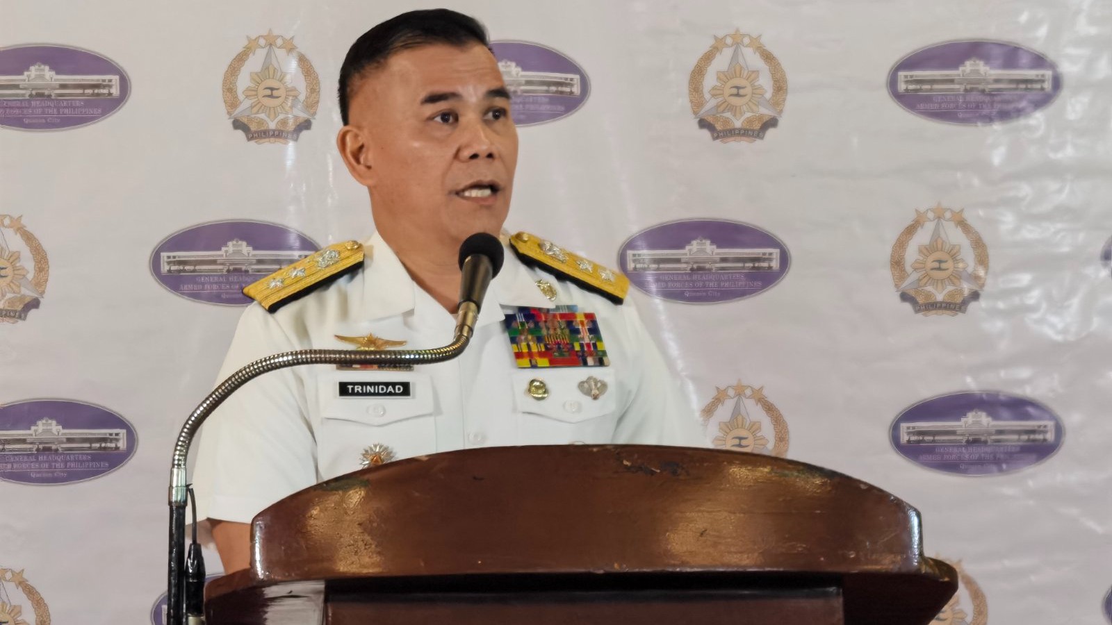 Rear Admiral Roy Vincent Trinidad