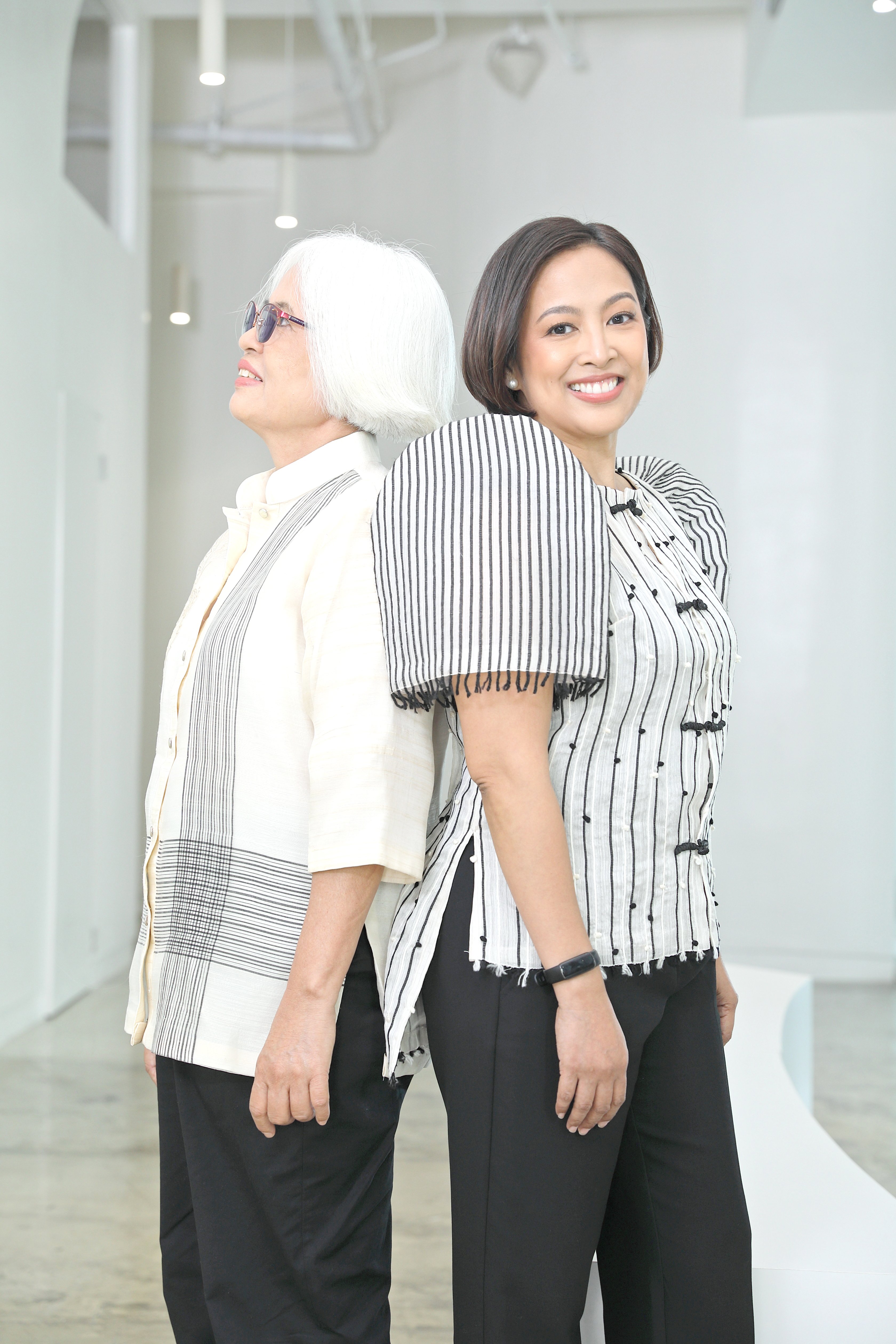 La Herminia: Arlyne Tumbokon and  Mayor Abby Binay.