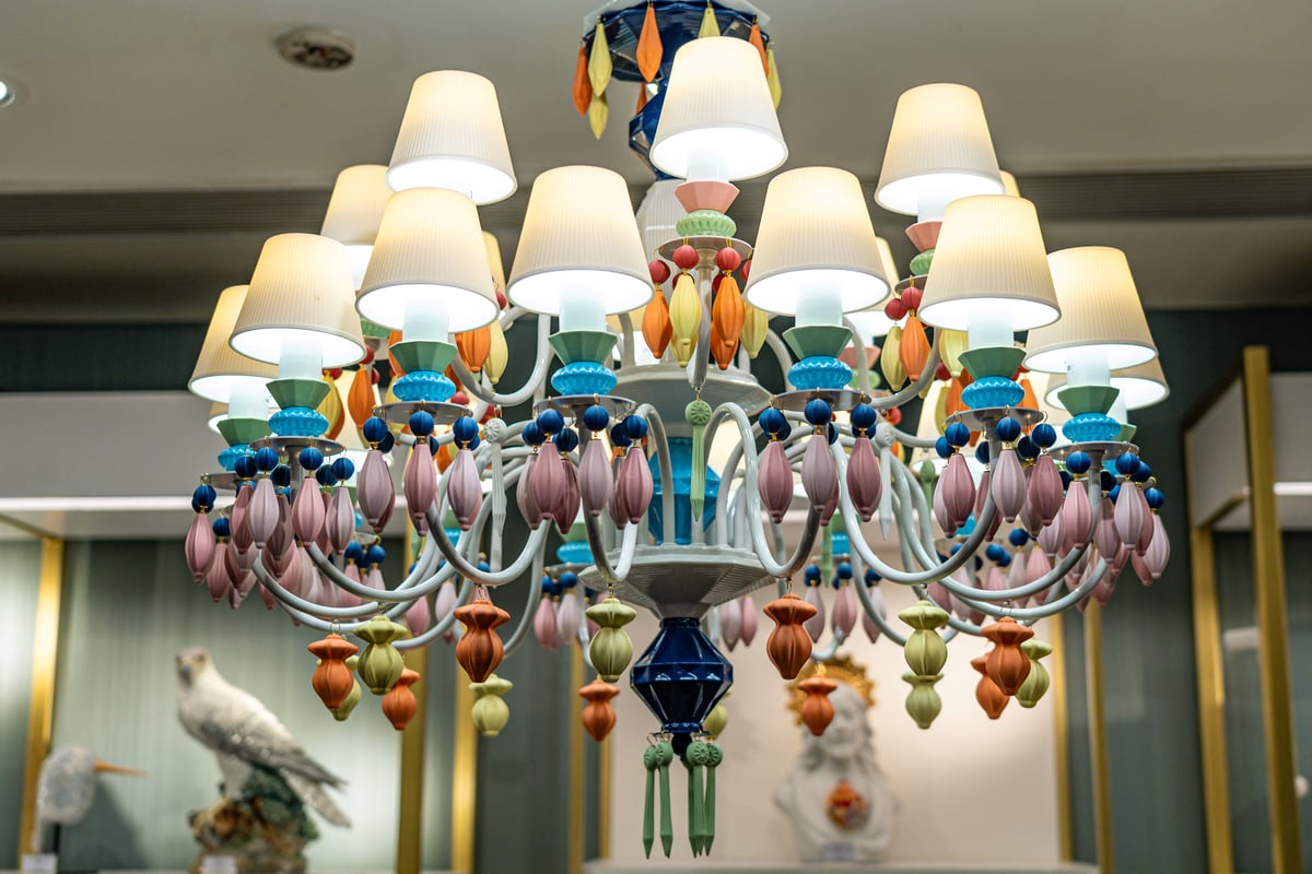 Lladró’s sculptors and artisans use traditional methods along with a distinctive color scheme.