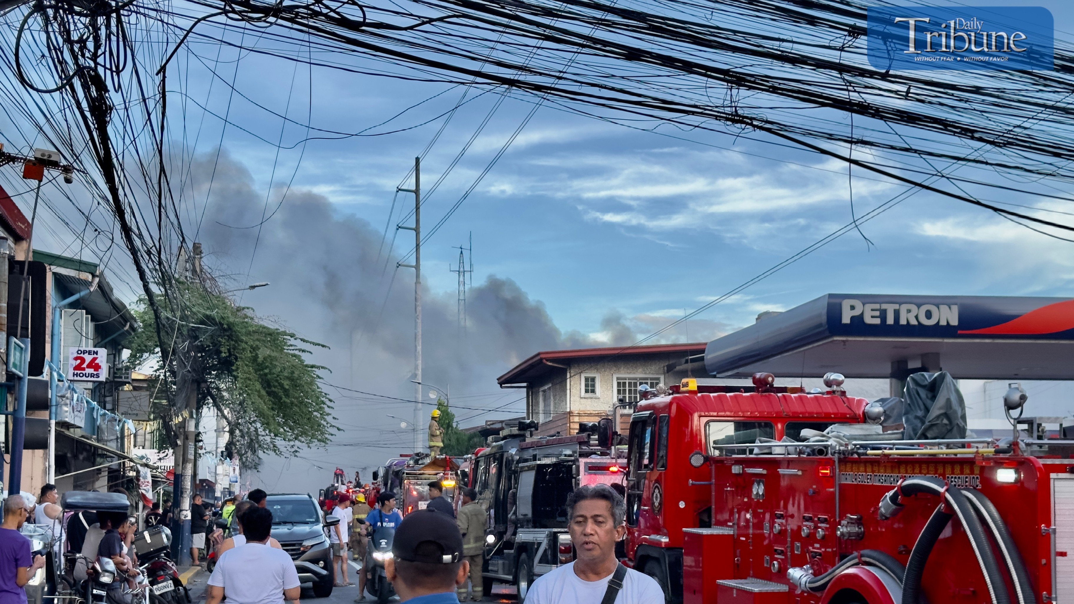 Fire ignites in Sampaloc area