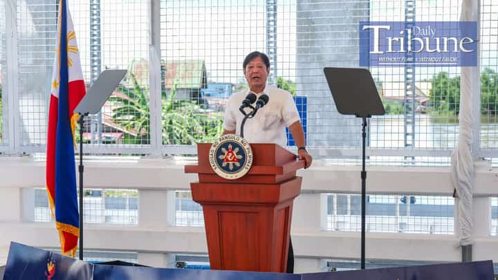 President Ferdinand R. Marcos Jr. inaugurates the Integrated Disaster Risk Reduction and Climate Change Adaptation (IDRR-CCA) Measure in Pampanga Bay Stage 1 in Masantol, Pampanga on 7 August 2024.