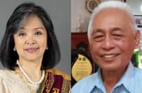 Dr. Carmencita David Padilla and Dr. Romulo Gelbolingo Davide, PhD as national scientists