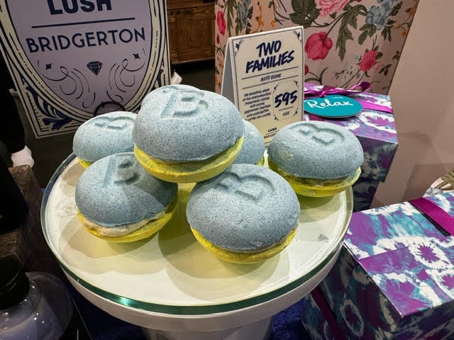 ‘TWO families’ bath bombs.