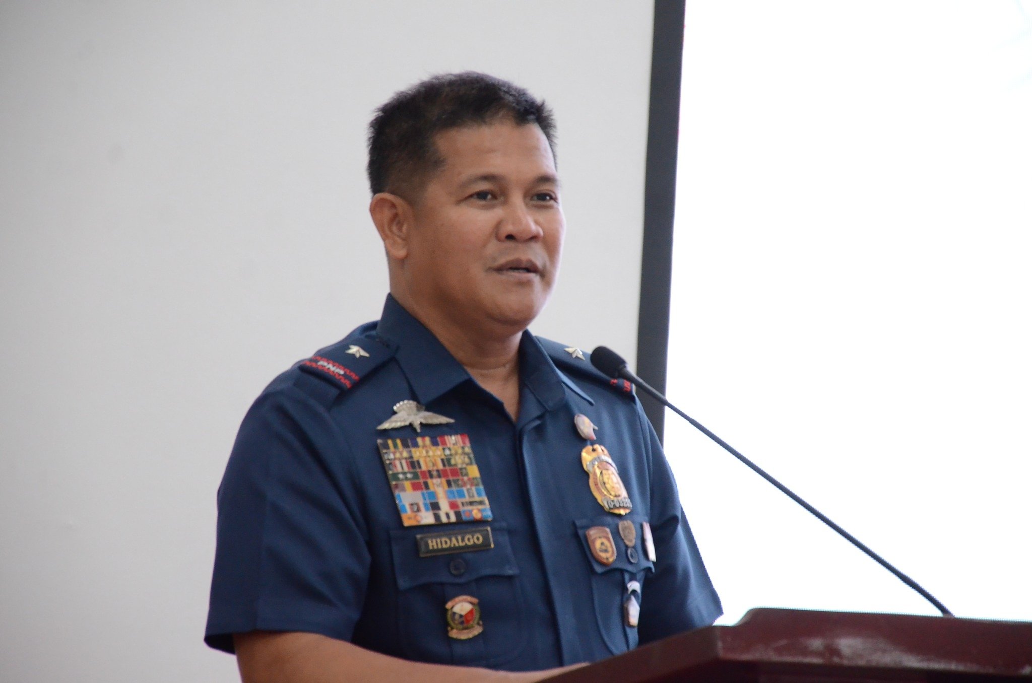 Police Regional Director 3 (PRO3) Director Police Brigadier General Jose S. Hidalgo Jr.