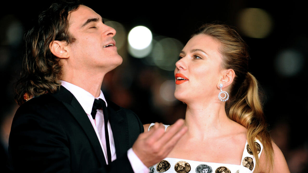 Actors Scarlett Johansson (R) and Joaquin Phoenix starred in the 2013 fiction film 'Her', in which a man falls in love with a human sounding AI assistant