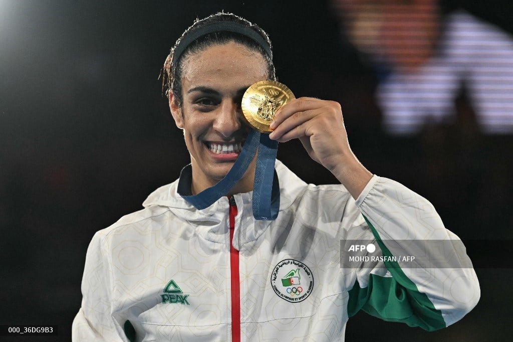 Khelif gets hero’s welcome 
