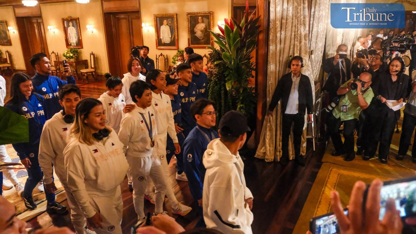 President Ferdinand Marcos awards Carlos Yulo the Presidential Medal of Merit