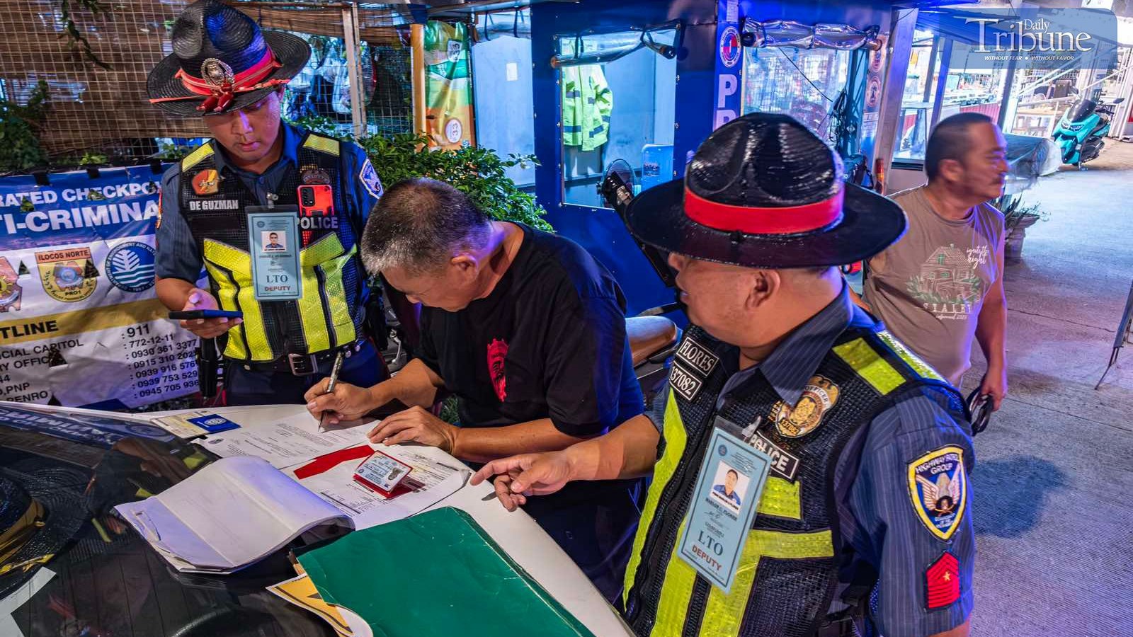 Illegal auxiliary lights confiscated in Laoag City as authorities intensify crackdown on unauthorized vehicle accessories