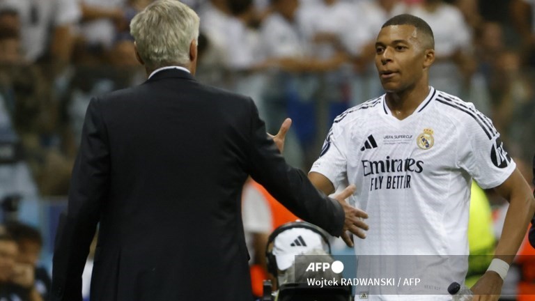 Mbappe scores on debut as Real Madrid wins UEFA Super Cup 