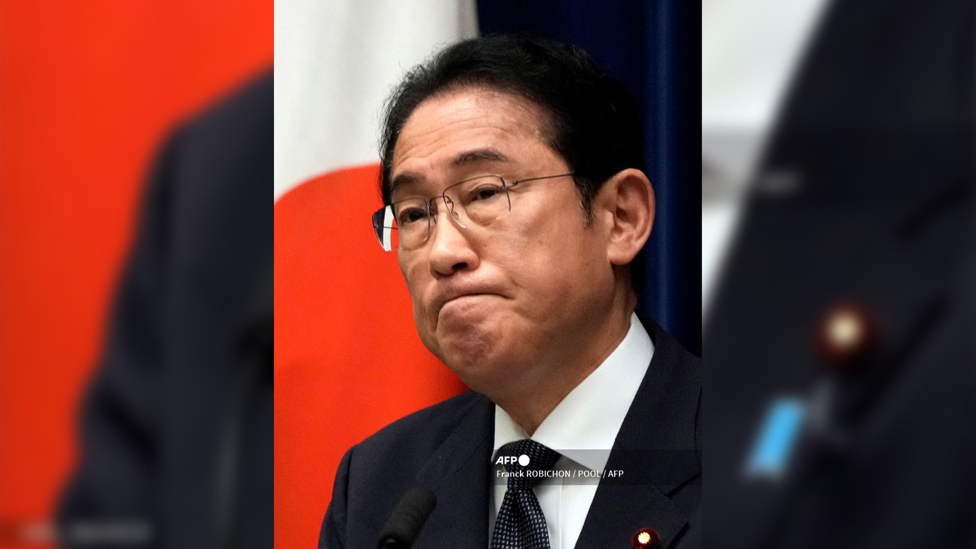 PRIME Minister Fumio Kishida attends a press conference after parliament concluded its regular session, at his office in Tokyo.