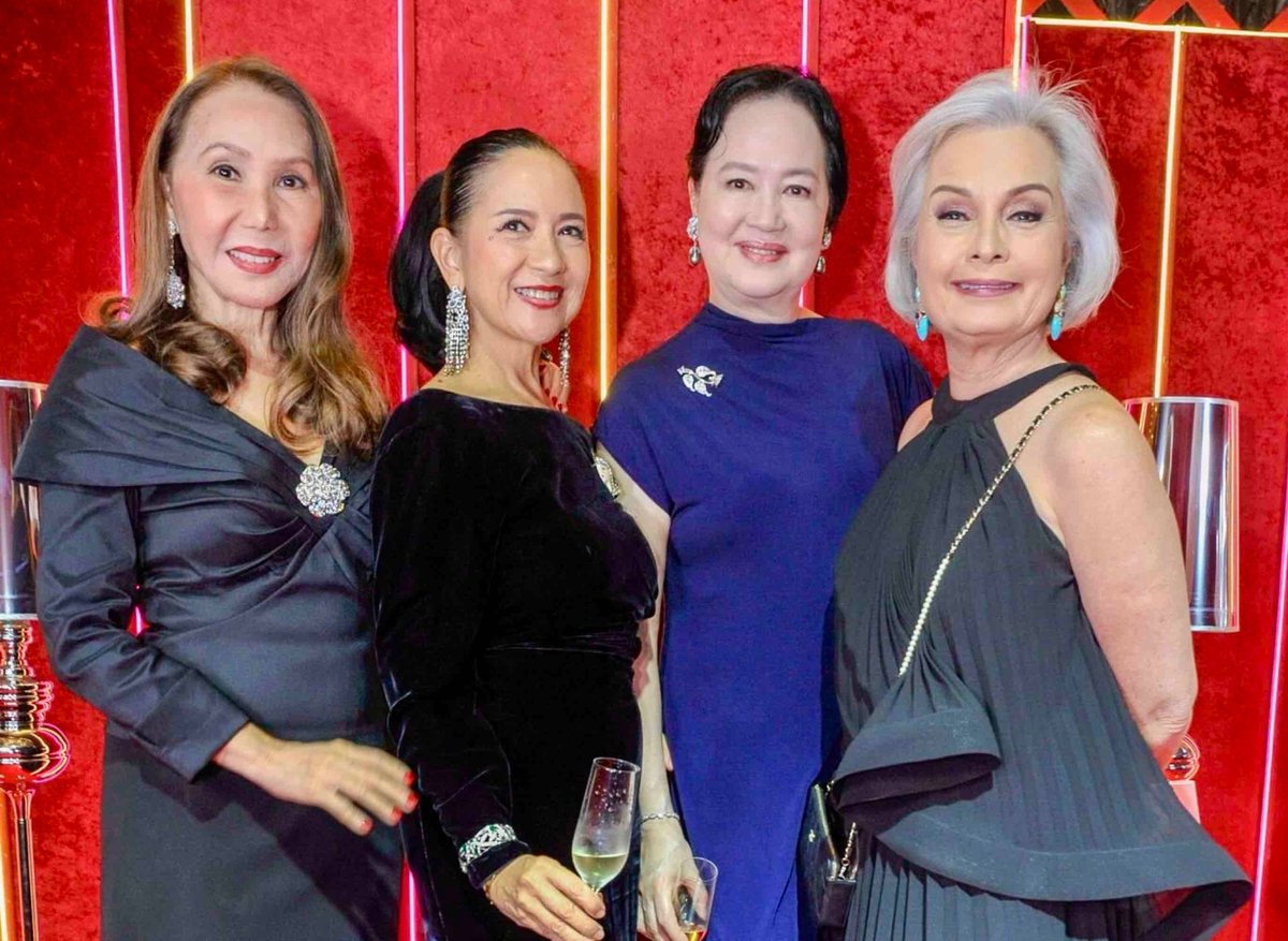 Consul Agnes Huibonhoa, Mia Borromeo, Frannie Jacinto and Margie Moran.