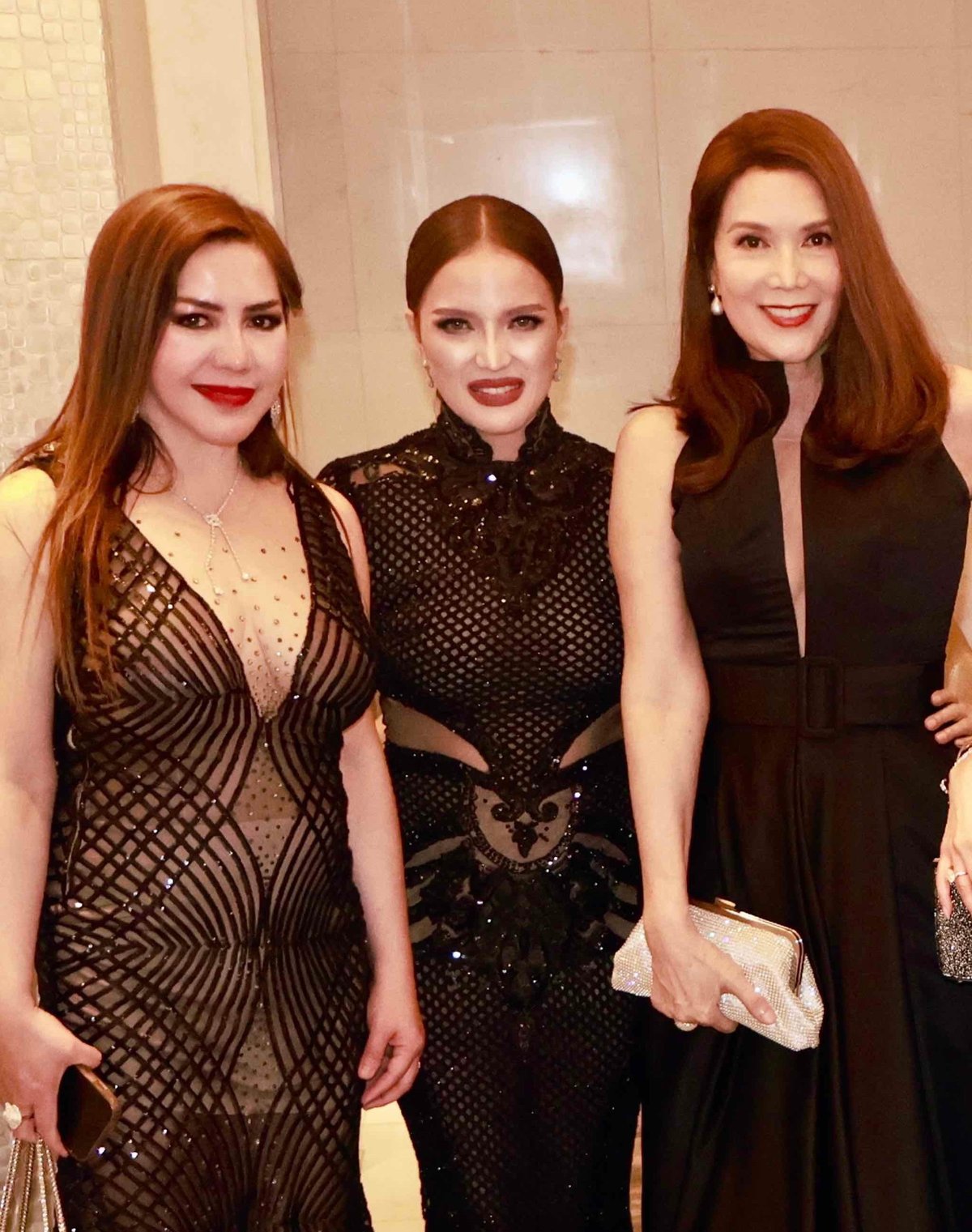 Jennifer Sarmiento, Mags Cue and Susan Campos.