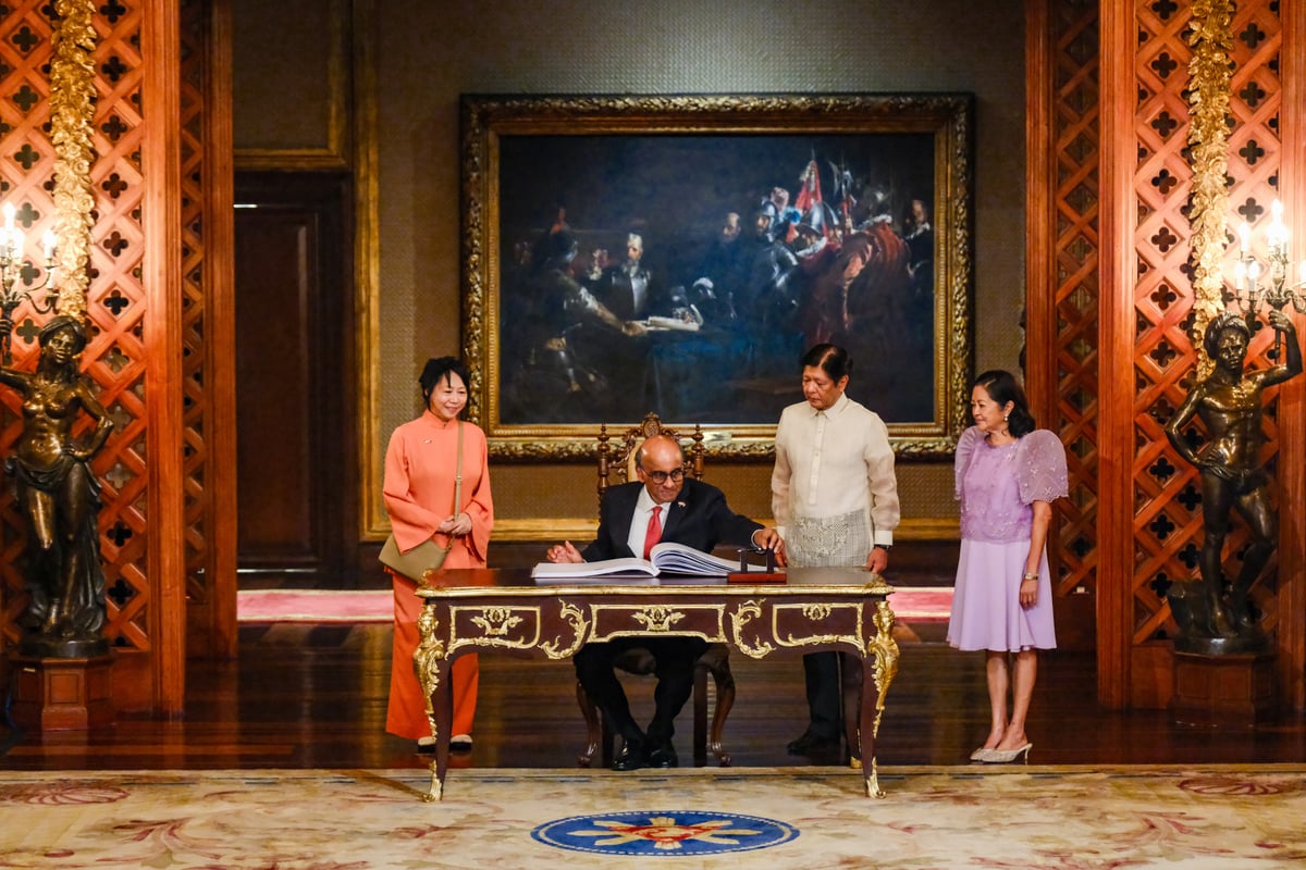 Shanmugaratnam, Marcos pledge closer Singapore-Phl ties
