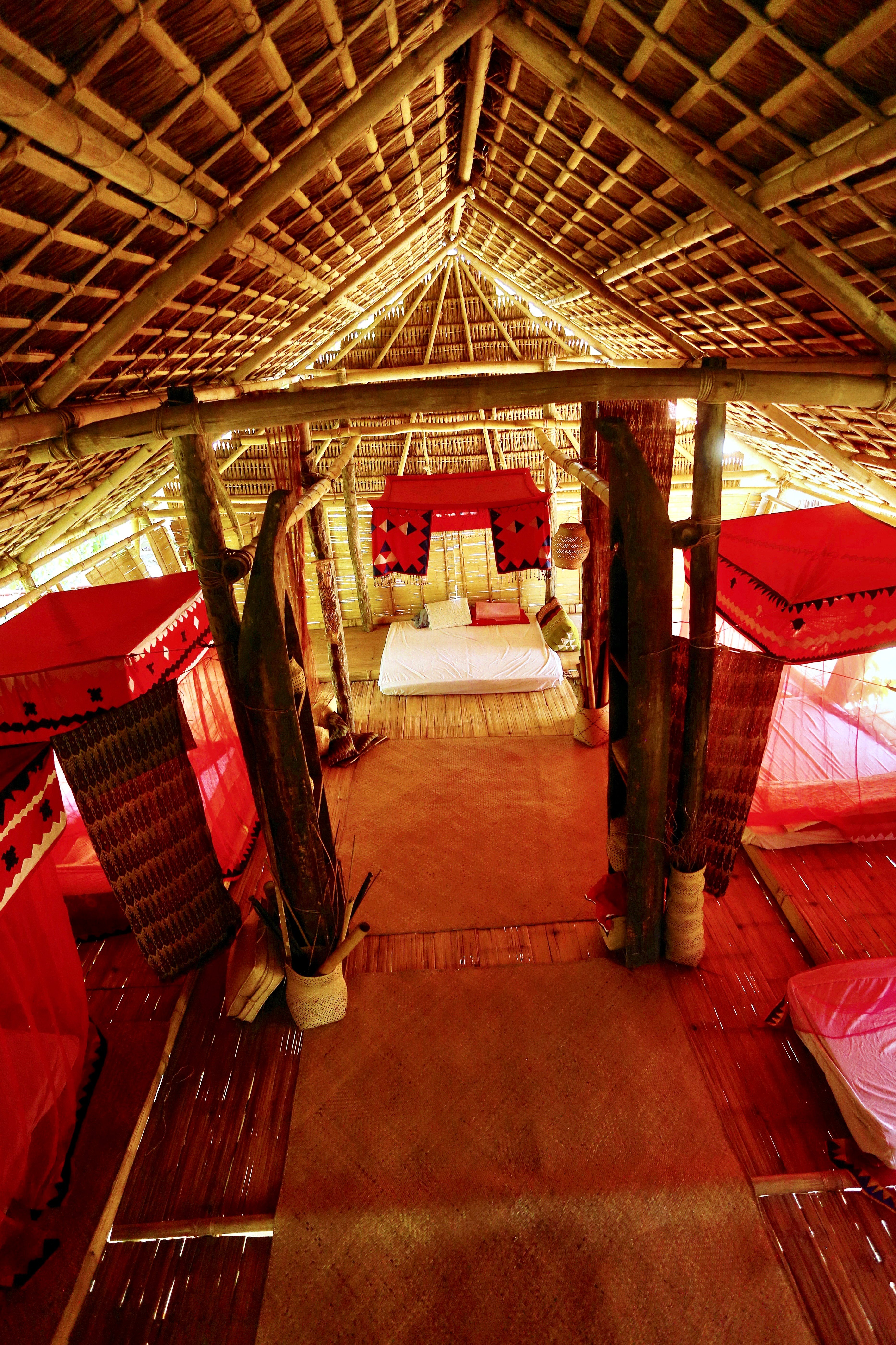 Interior of a Tboli abode.