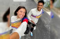 Lauren Hoffman and John Cabang are looking to be in perfect shape when they compete in the Asian Indoor and Martial Arts Games in Thailand in November.