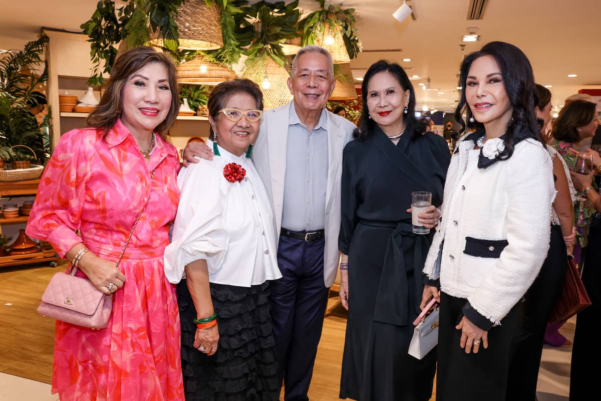 Connie Haw, Susan Joven, Bobby Cuenca, Babette Aquino and Ching Cruz.