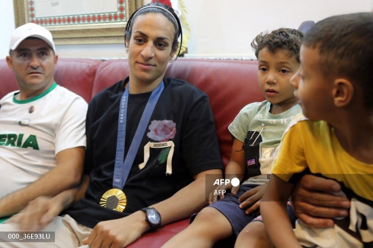 Algerian city welcomes home gold-winner Khelif