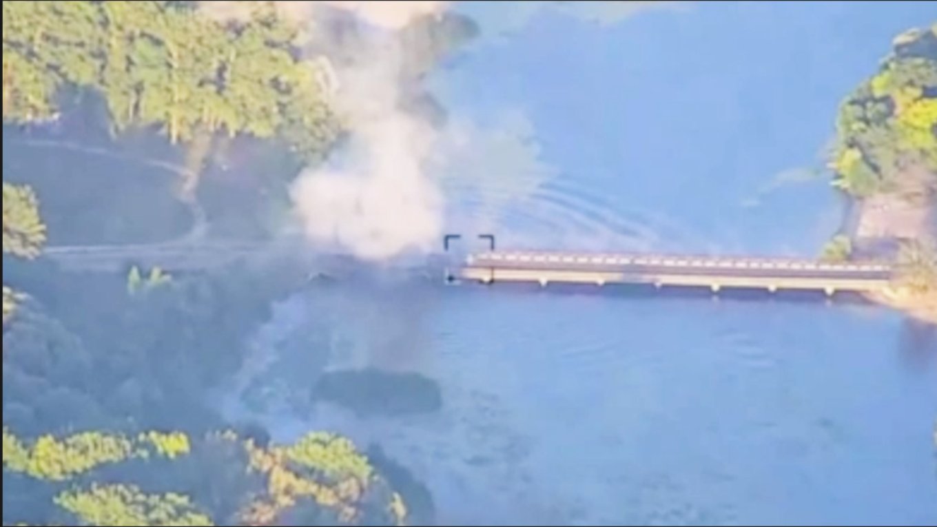 Ukraine strikes Russian bridge, oil storage