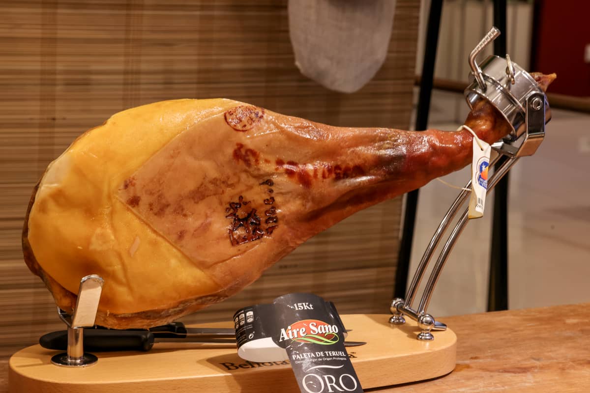 A leg of jamon.