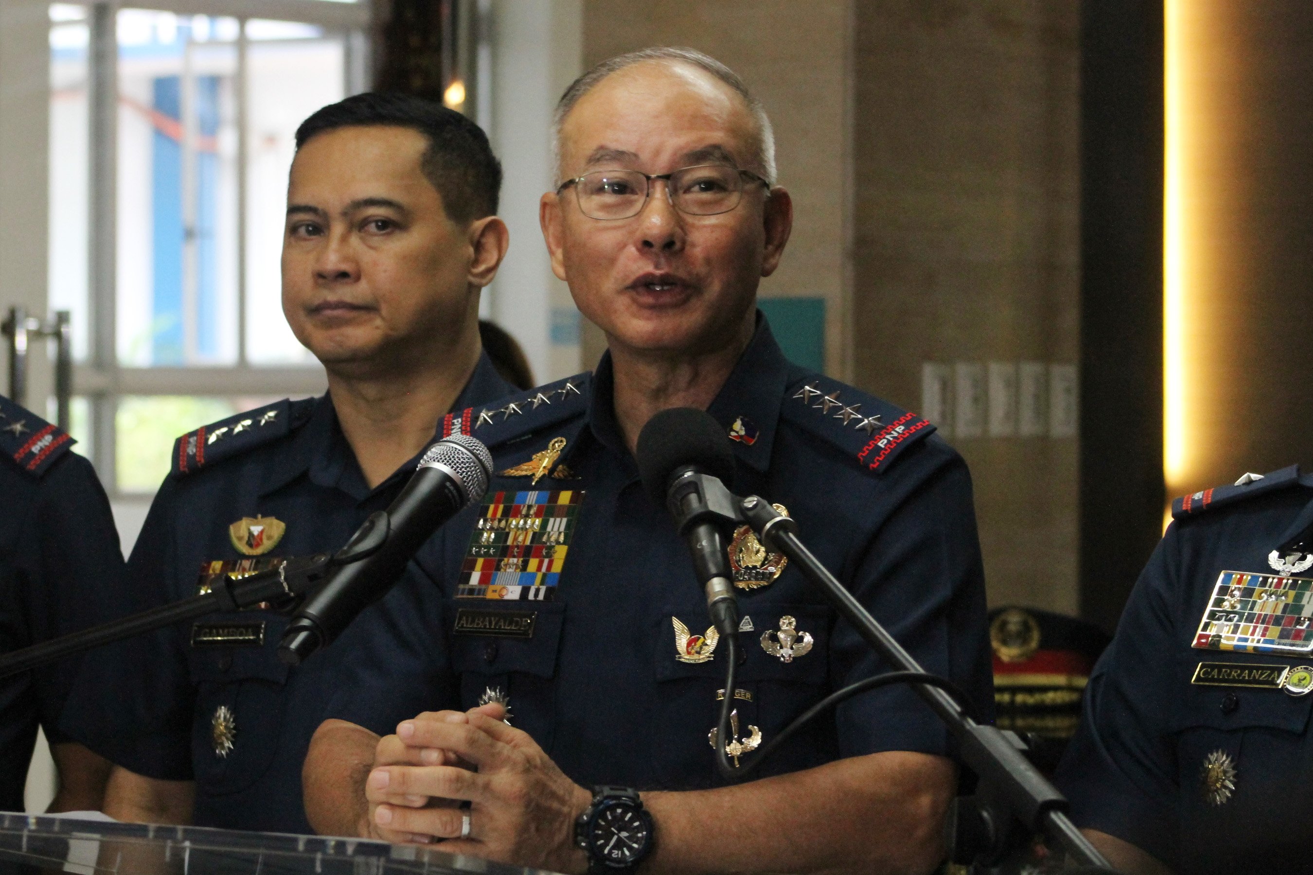 Former Philippine National Police (PNP) chief Oscar Albayalde