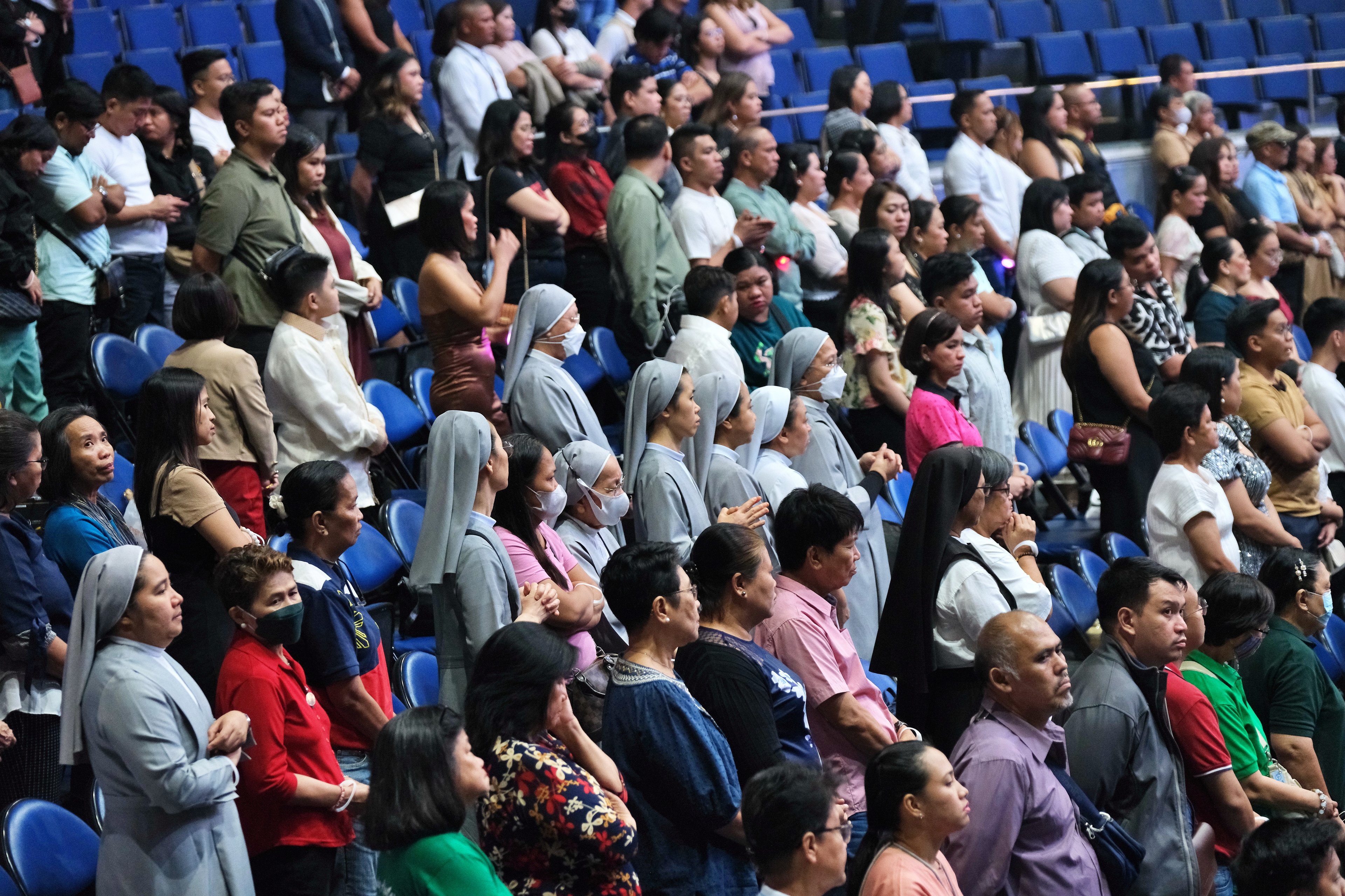 Thousands of hospital doctors, staff, patients, patrons, partners and members of the public, along with dozens of clergy, joined in the solemnity of the religious rites