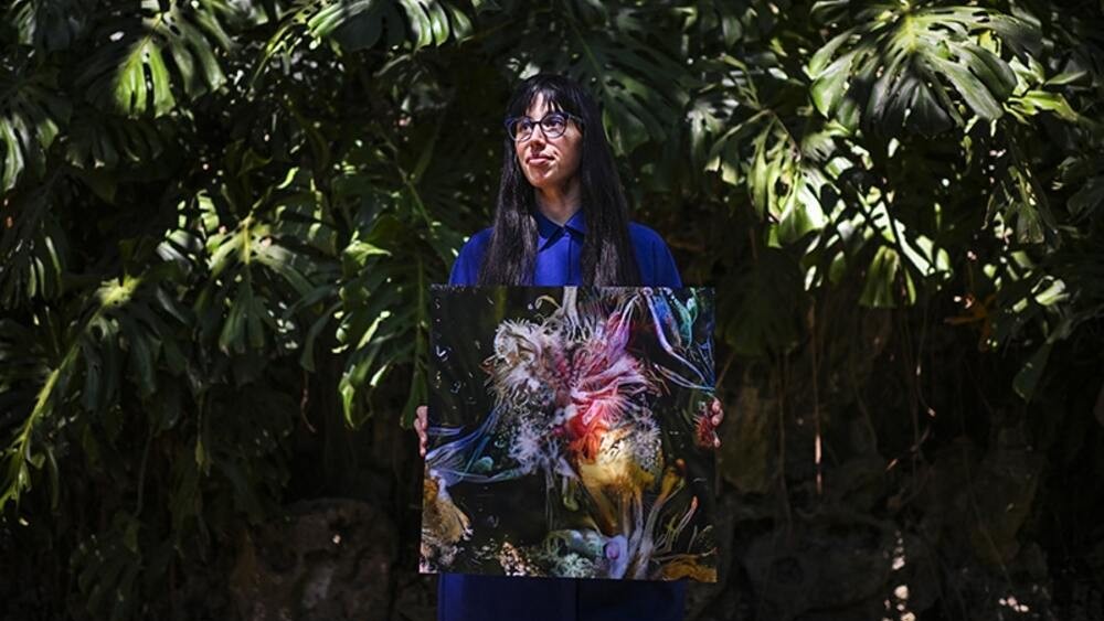 Sofia Crespo’s artworks often use AI algorithms to generate images, animations, and installations. She utilizes machine learning techniques to create hybrid organisms and speculative life forms that blur the organic and artificial boundaries. Her creations reflect the possibilities and implications of AI and genetic algorithms in shaping and transforming life forms.