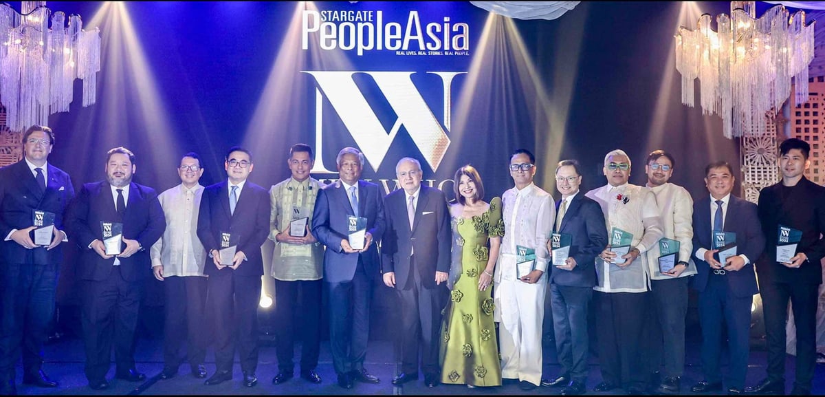Fabio Berto, Patrick Chan, Miguel Belmonte, Secretary Frederick Go, Legacy Awardee Gary Valenciano, Pagcor Chairman Al Tengco, Ambassador Jose Manuel Romualdez, Joanne Rae Ramirez, Chef Sau del Rosario, Paul Favila, Jojie Dingcong, Rep. Toff De Venecia, Joey Alvero and Gerry Sy.