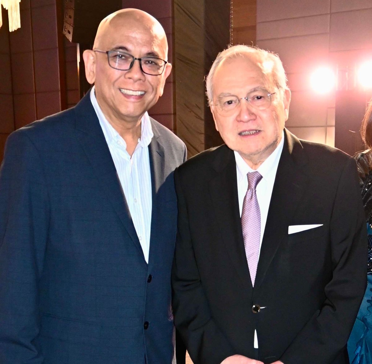 Bobby Alvarez and Ambassador Jose Manuel Romualdez.