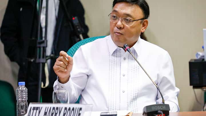(FILE PHOTO) Lawyer Harry Roque spent 24 hours at the House of Representatives in Batasang Pambansa, Quezon City after he was cited in contempt during a hearing on Thursday, 22 August, Roque was found lying when he cited an appearance at a Manila lower court for non-attendance of a House probe on 16 August, which the former presidential spokesperson said was an honest mistake because of confusion in schedule. He was released late Friday.